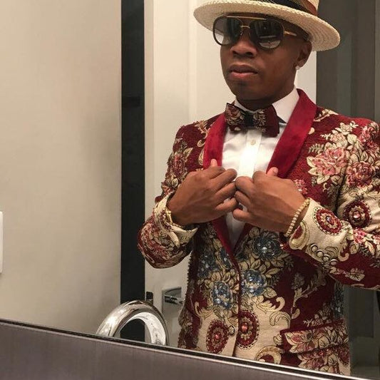Rapper Plies, wearing Giovanni Testi in new Music Video for "My Rock"
