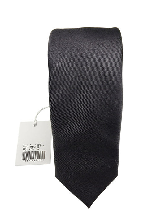 Giovanni Testi Charcoal Slim Tie with Hanky 3000-NN