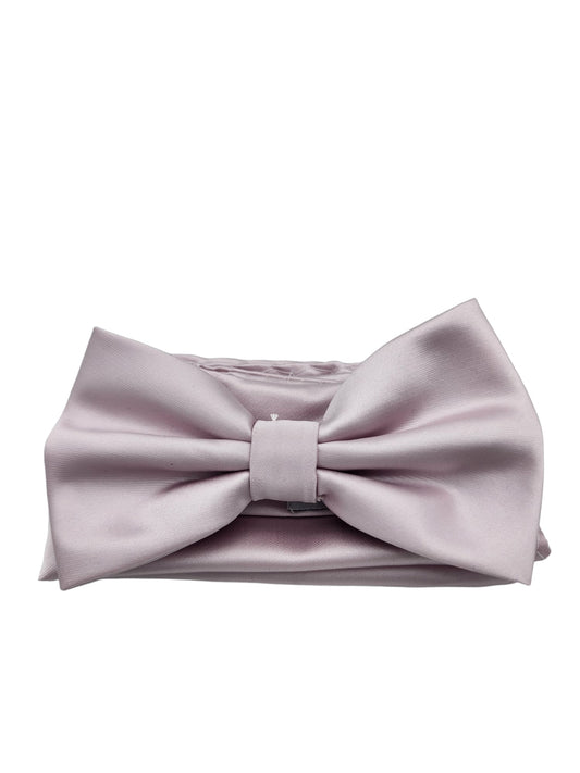 Giovanni Testi Classic Light Pink Bow Tie with Hanky BT100-UU