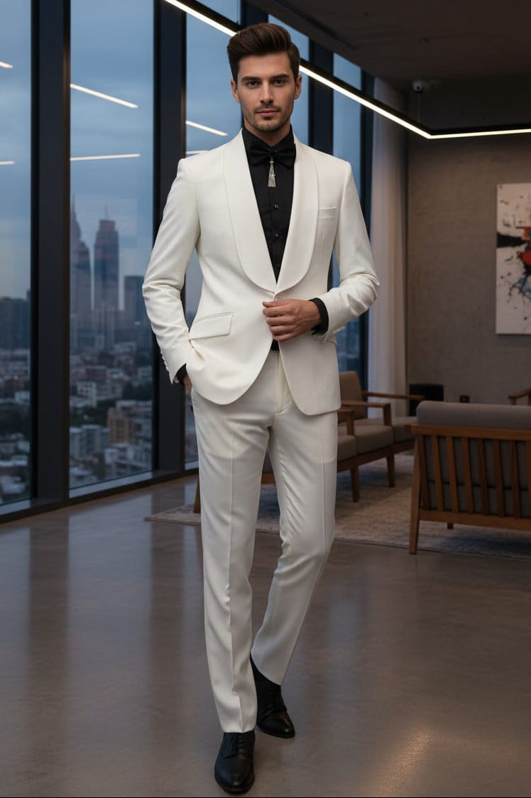 FF1S-TRS OFF WHITE 2PC SUIT