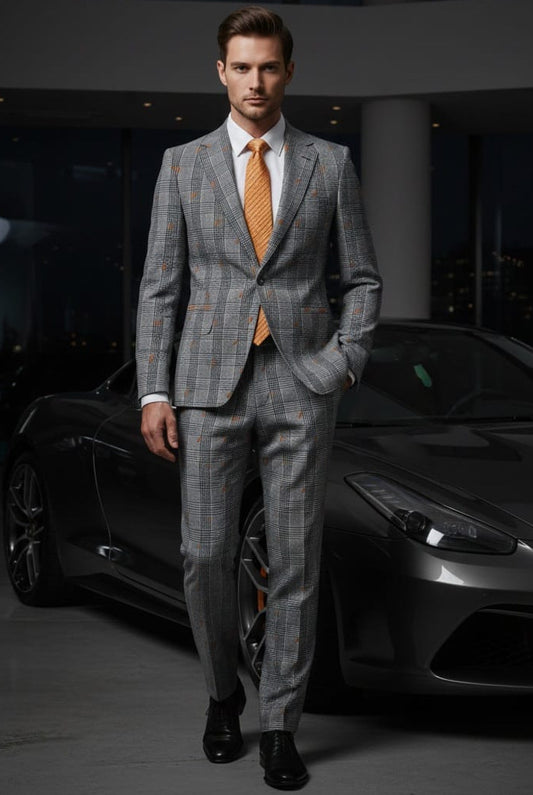 GTRVL1N-782 GREY-ORANGE